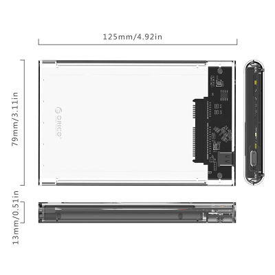 Кишеня зовнішня Orico HDD 2139C3-CR-PRO (HC380176)