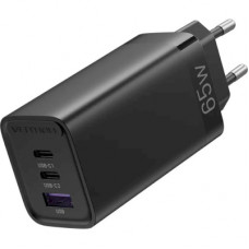 Зарядний пристрій Vention 3xUSB 65W (2xUSB-C+USB-A) PD3.0+QC4.0 black (FEDB0-EU)