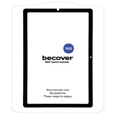 Скло захисне BeCover 10D Samsung Galaxy Tab S6 Lite 10.4 P610/P613/P615/P619 Black (710582)