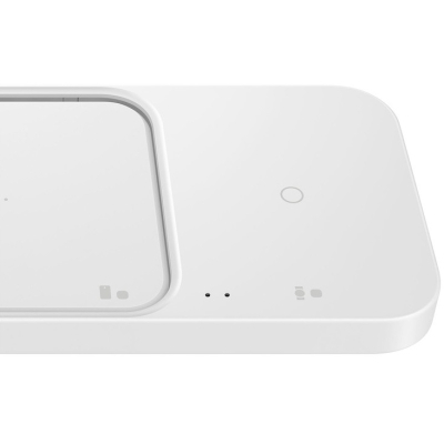 Зарядний пристрій Samsung Duo 15W wirh Power Adapter White (EP-P5400TWEGEU)