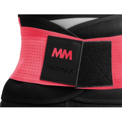 Пояс компресійний MadMax MFA-277 Slimming and Support Belt black/rubine red M (MFA-277-RED_M)