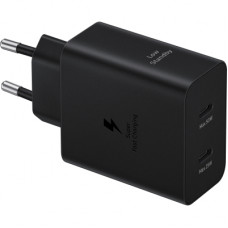 Зарядний пристрій Samsung 50W 2xUSB-С + cableUSB-C to USB-C 1.8m black (EP-T5020XBEGEU)