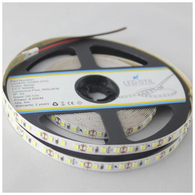 Світлодіодна стрічка LED-STIL 6000K 8,6 Вт/м 2835 120 діодів IP33 12 Вольт 900 lm (LS2835-120B6-IP33)