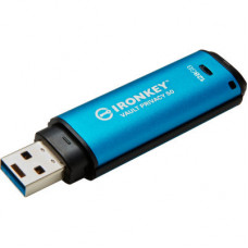 USB флеш накопичувач Kingston 128GB IronKey Vault Privacy 50 Blue USB 3.2 (IKVP50/128GB)
