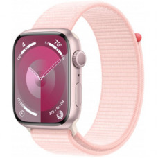 Смарт-годинник Apple Watch Series 9 GPS 45mm Pink Aluminium Case with Light Pink Sport Loop (MR9J3QP/A)