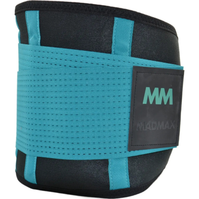 Пояс компресійний MadMax MFA-277 Slimming and Support Belt black/turquoise M (MFA-277-TRQ_M)