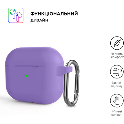 Чохол для навушників Armorstandart Hang Case для Apple AirPods 3 Purple (ARM60317)
