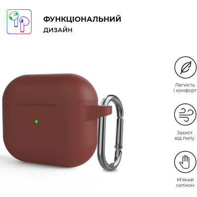 Чохол для навушників Armorstandart Hang Case для Apple AirPods 3 Scarlet (ARM60323)