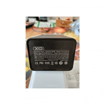 Батарея універсальна XO 40000mAh, PD/20W, QC3.0/22.5W, Input(MicroUSB,Type-C), Output(2*USB,Type-C), Black (XO-PR130B / 29301)