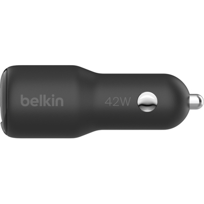 Зарядний пристрій Belkin USB-A/USB-C PD PPS 42W (CCB005BTBK)