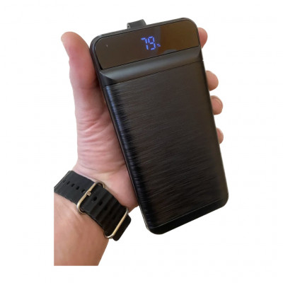 Батарея універсальна XO 30000mAh, PD/18W, QC3.0/22.5W, flashlight, Input(Micro,Type-C,Lightning), Output(3*USB,Type-C) (XO-PR156 / 29212)
