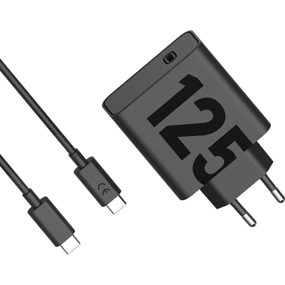 Зарядний пристрій Motorola 125W GaN USB- С + cable 1m USB-C (SJMC1252) (1060544)