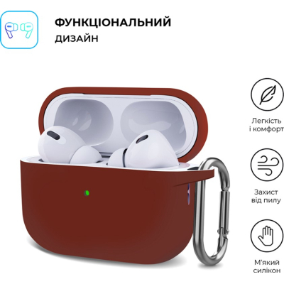 Чохол для навушників Armorstandart Hang Case для Apple AirPods Pro 2 Scarlet (ARM68599)