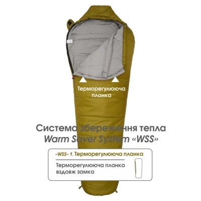 Спальний мішок Mousson PLATO R Olive (9044)