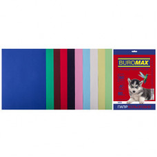 Папір Buromax А4, 80g, DARK+PASTEL, 10colors, 50sh (BM.27211150-99)