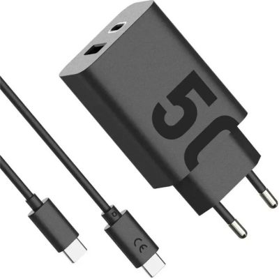 Зарядний пристрій Motorola 50W U+C + cable USB-C (SJMC502) (1060545)