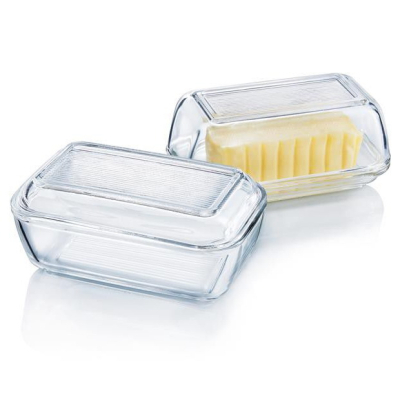 Маслянка кухонна Luminarc Butter Clear 17 см (N3913)