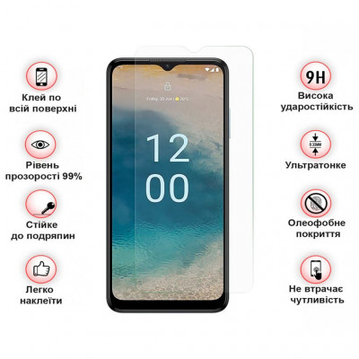 Скло захисне BeCover Nokia G22 3D Crystal Clear Glass (709250)