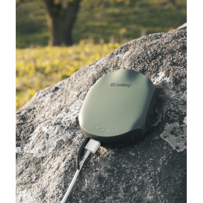 Батарея універсальна Sandberg 10000mAh, Survivor, USB*2, міні-компас, міні-ліхтарик (420-60)