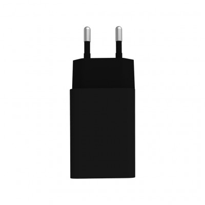 Зарядний пристрій ColorWay 1USB Quick Charge 3.0 (18W) black (CW-CHS013Q-BK)