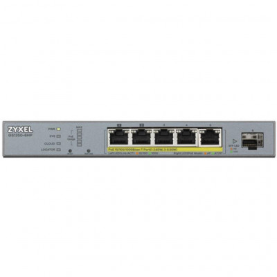 Комутатор мережевий ZyXel GS1350-6HP-EU0101F