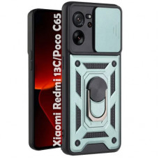 Чохол до мобільного телефона BeCover Military Xiaomi Redmi 13C / Poco C65 Dark Green (710563)