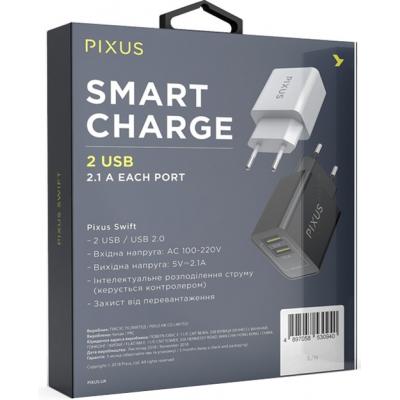 Зарядний пристрій Pixus Swift Black (4897058530940)
