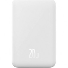 Батарея універсальна Baseus Magnetic Mini 20000mAh 20W, White (P10022102212-01 / PPCXM20)