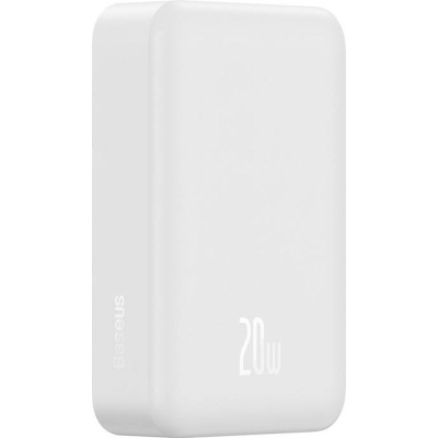 Батарея універсальна Baseus Magnetic Mini 20000mAh 20W, White (P10022102212-01 / PPCXM20)