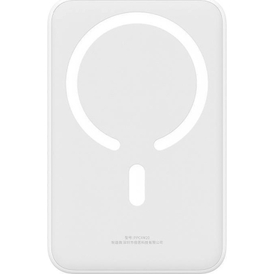 Батарея універсальна Baseus Magnetic Mini 20000mAh 20W, White (P10022102212-01 / PPCXM20)