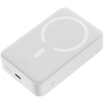 Батарея універсальна Baseus Magnetic Mini 20000mAh 20W, White (P10022102212-01 / PPCXM20)
