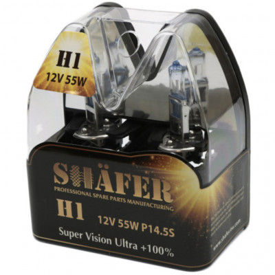 Автолампа SHAFER H112V55WSuperVisionUltra+100 (SL3001)