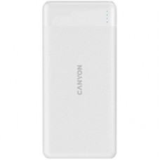 Батарея універсальна Canyon PB-109 10000 mAh PD/18W QC/3.0/20W White (CNE-CPB1009W)