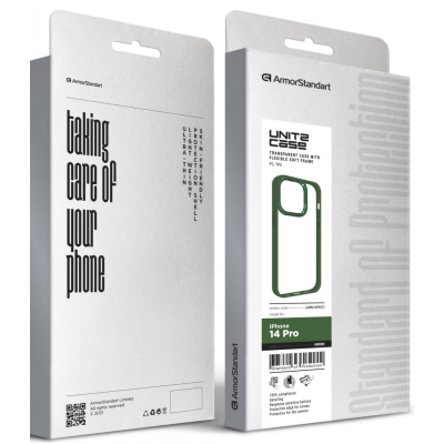 Чохол до мобільного телефона Armorstandart UNIT2 Apple iPhone 14 Pro Green (ARM69947)