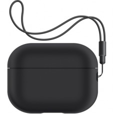 Чохол для навушників Armorstandart Silicone Case with straps для Apple Airpods Pro 2 Black (ARM68608)