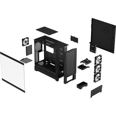 Корпус Fractal Design Pop XL Air RGB Black TG Clear (FD-C-POR1X-06)