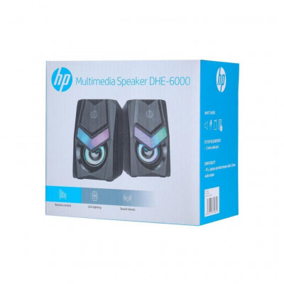 Акустична система HP DHE-6000 LED RGB Black (DHE-6000)