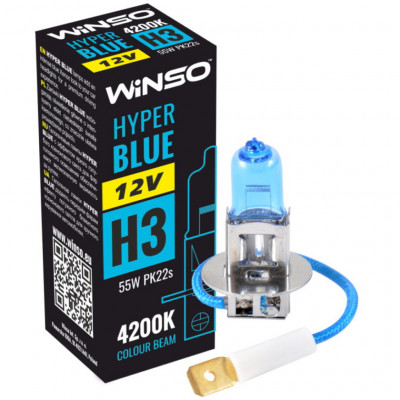 Автолампа Winso H3 HYPER BLUE 4200K 55W (712340)