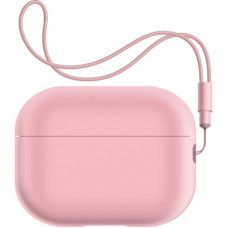 Чохол для навушників Armorstandart Silicone Case with straps для Apple Airpods Pro 2 Pink (ARM68616)