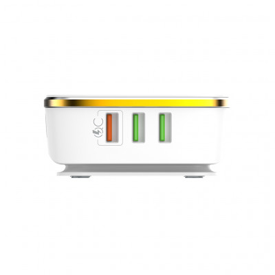 Зарядний пристрій ColorWay 6USB (1QC3.0 + 5 AUTO ID) 7A (35W) white (CW-CHS019Q-WT)