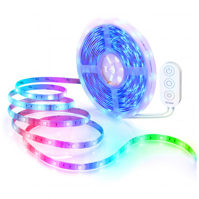 Світлодіодна стрічка Govee RGB Smart Wi-Fi + Bluetooth LED Strip Lights 15м Білий (H61543A1)