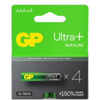 Батарейка Gp AAA LR03 Ultra Plus Alcaline * 4 (24AUP21-SB4 / 4891199203985)