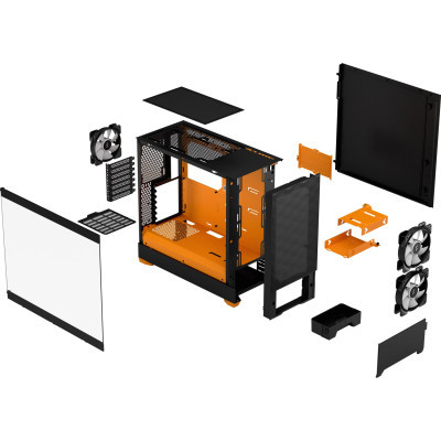 Корпус Fractal Design Pop Air RGB Orange Core TG (FD-C-POR1A-05)