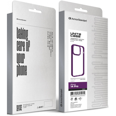 Чохол до мобільного телефона Armorstandart UNIT2 Apple iPhone 14 Pro Purple (ARM69948)