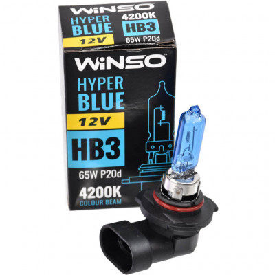 Автолампа Winso HB3 HYPER BLUE 4200K 65W (712510)