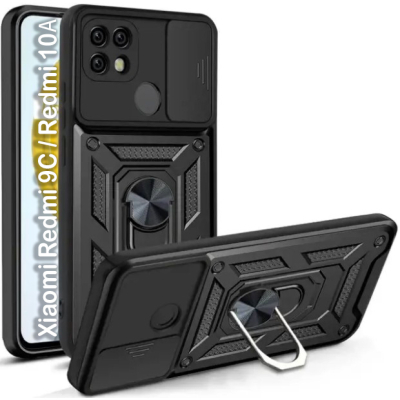 Чохол до мобільного телефона BeCover Military Xiaomi Redmi 9C / Redmi 10А Black (705578)