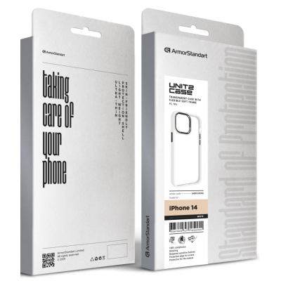 Чохол до мобільного телефона Armorstandart UNIT2 Apple iPhone 14 White (ARM69938)