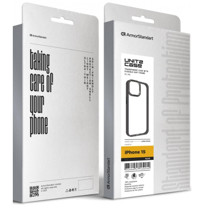 Чохол до мобільного телефона Armorstandart UNIT2 Apple iPhone 15 Black (ARM69965)