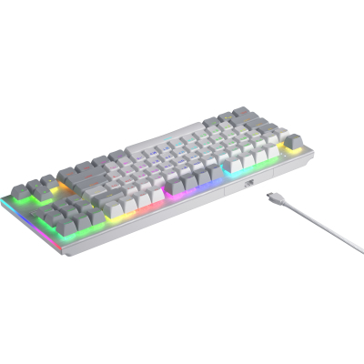 Клавіатура Hator Gravity TKL Orange USB White (HTK561UA)