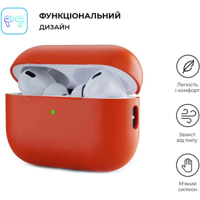 Чохол для навушників Armorstandart Silicone Case для Apple Airpods Pro 2 Orange (ARM64539)